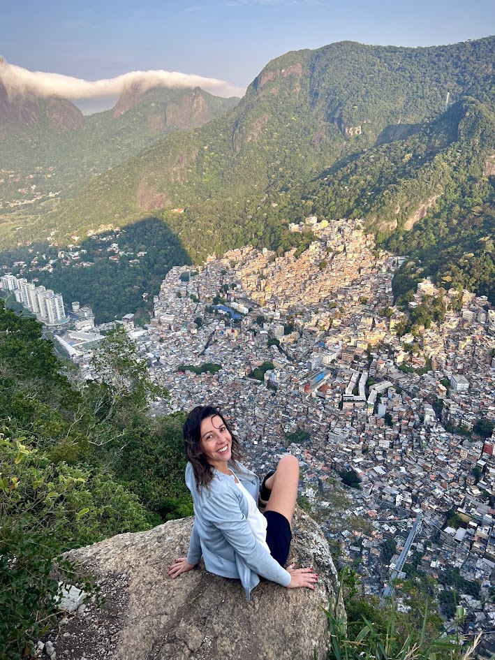 O que fazer (sozinha) no Rio de Janeiro - Trilha no Morro Dois Irmãos - Vista da Rocinha